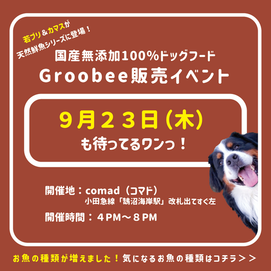 9月23日、新しい天然鮮魚を追加して店頭販売イベント!!!@comad
