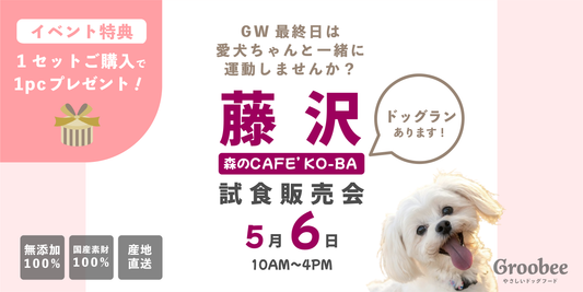 【藤沢で無料試食会】セット購入で1pcプレゼント※ドッグランあり※