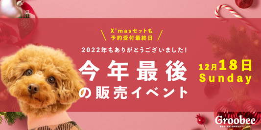 【イベント】今週末は2022年最後の販売会!
